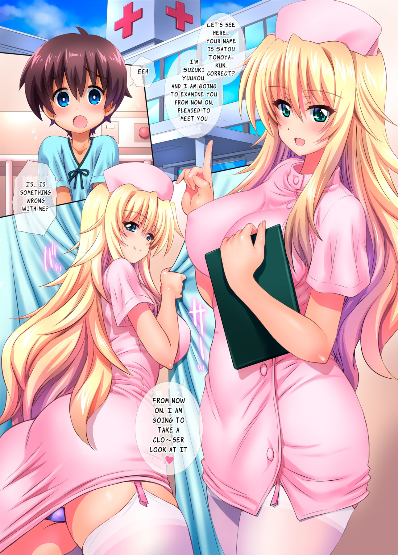 Hentai Manga Comic-That Time I Went To The Hospital And Got Examined By a Lewd Nurse Onee-san-Read-2